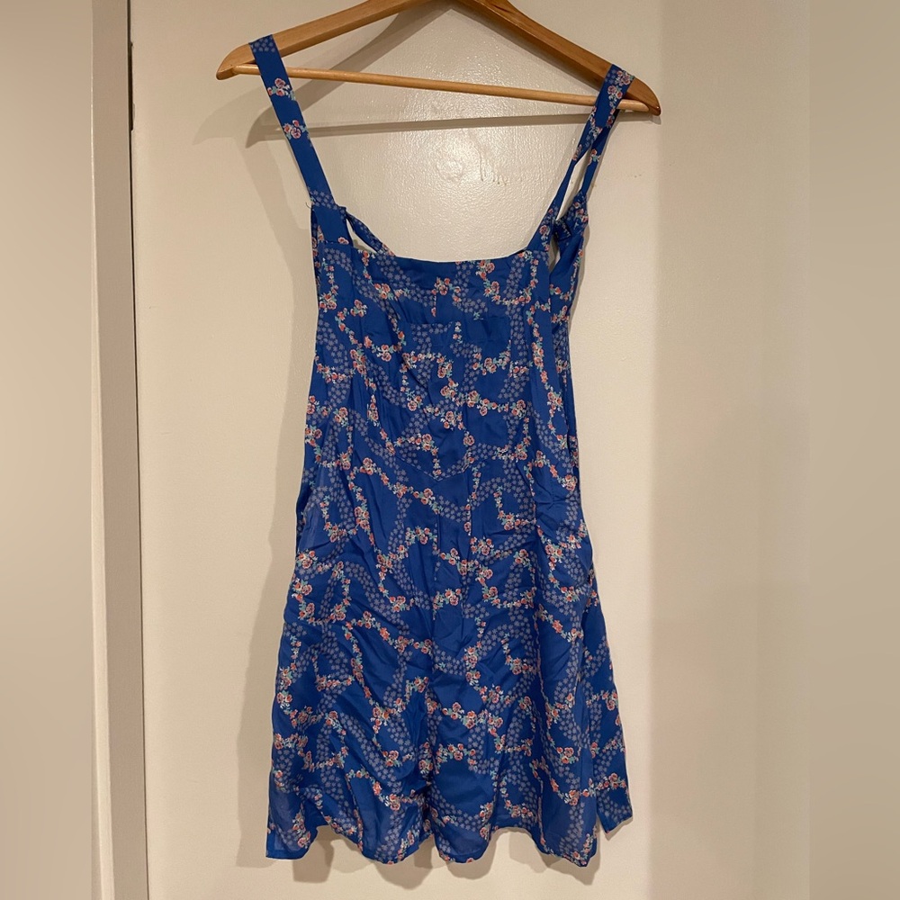 Wild fox romper, overalls blue size small